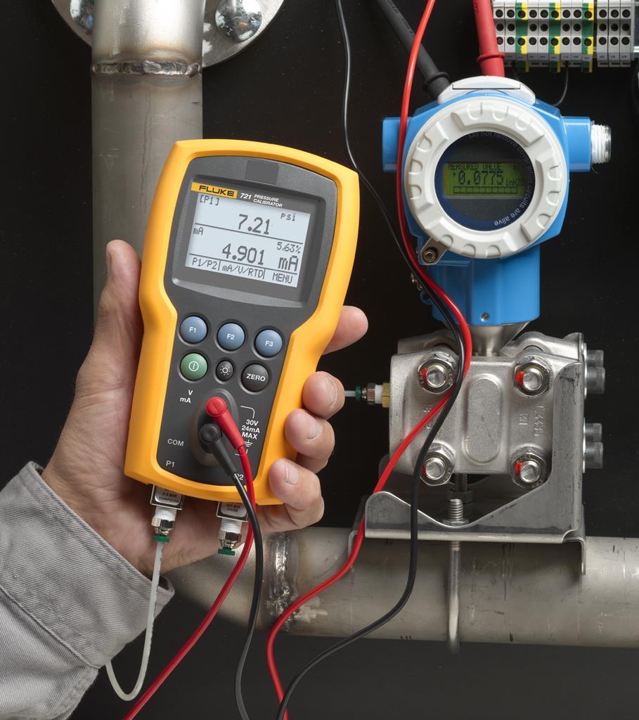 Fluke 721 Dual Sensor Pressure Calibrator, 16 PSIG, 1000 PSIG