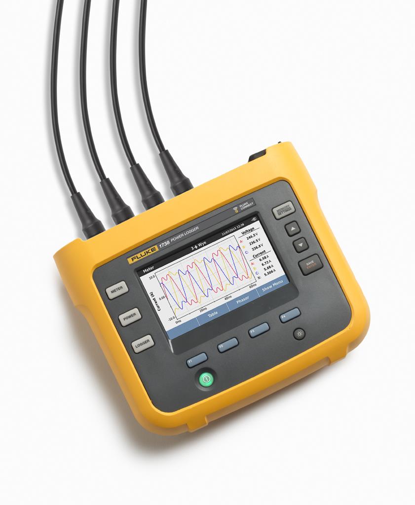 Fluke 1738/EUS Advanced Power Logger (three phase) Power Recorder · Tracklink