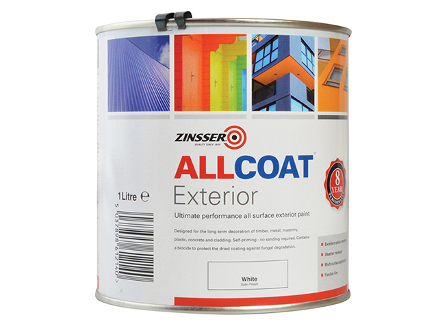 AllCoat® Exterior White 1 litre Paints &amp; Spray Paints